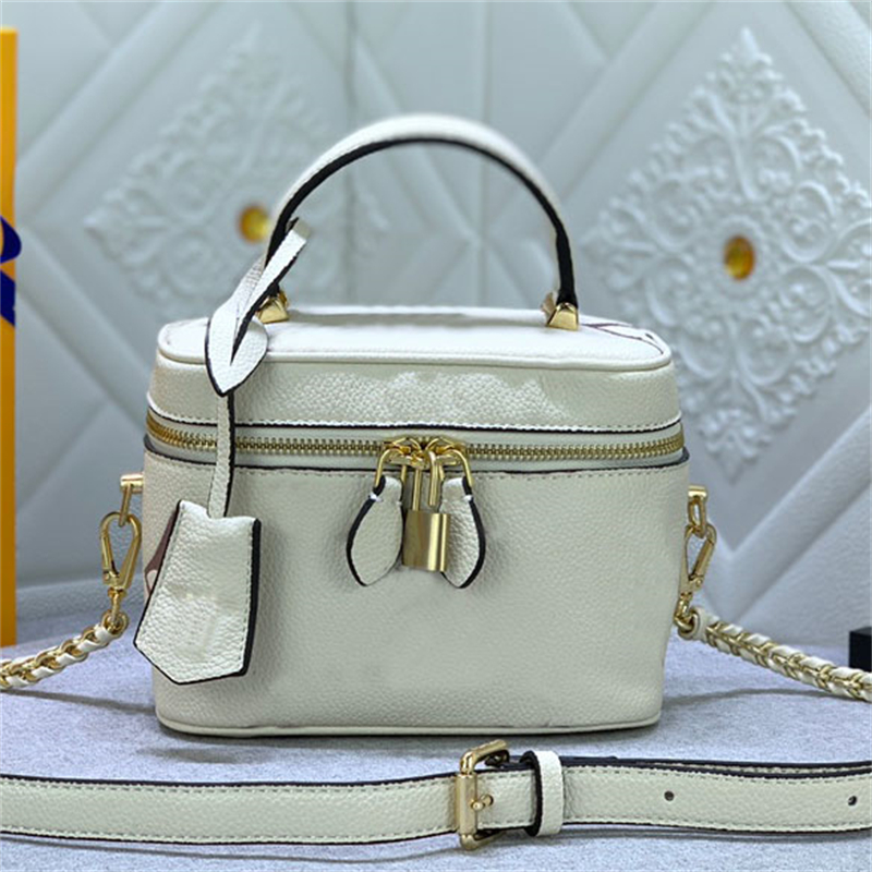 

vanity bags pm game on womens bags leather case handbag box designer women shoulder strap cosmetic M45165, I need see other product