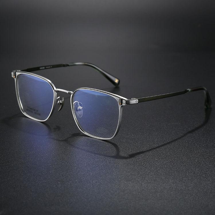 

Fashion Sunglasses Frames Shenzhen Designer Ultra-light Glasses Frame Male Business Pure Titanium Japanese Custom Lens High Myopia
