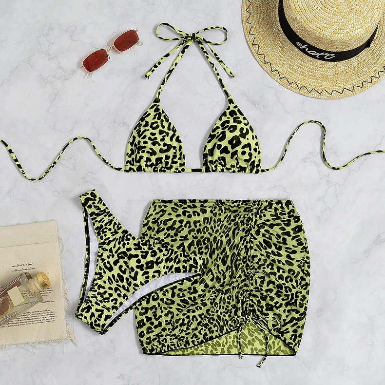 

sell like hot cakes Womens Fashion Bikini Sexy Beach Swimwear Summer Splits Swimsuit Textile Fashion Letter Printed Strappy Siamese Bikinis One Piece, As shown
