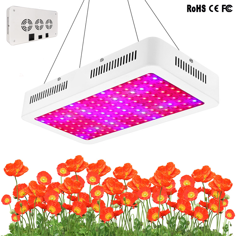 Grow Light Full Spectrum Double Chip 600W 1000W 1500W 2000W One Switch For Tent Covered Green Houses Hydroponics System-image-537682598