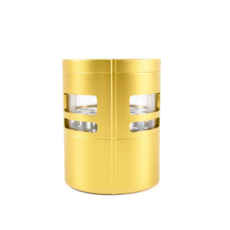 

New electric smoking grinder three layer aluminum alloy USB rechargeable herb car tobacco grinders Original LTQ