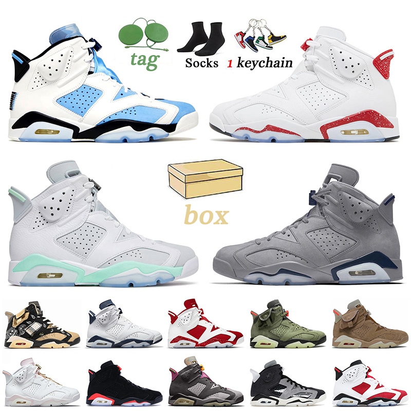 

2022 Fashion Jumpman 6 Women Mens Basketball Shoes UNC 6s Red Oreo Georgetown Mint Foam Carmine Black Infrared Bordeaux Cactus Jack Gold Hoops Trainers Sneakers, C48 yellow cactus jack 40-47