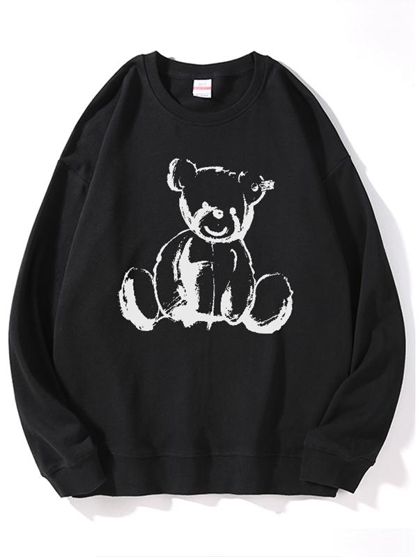 

Men' Hoodies & Sweatshirts Drop Cotton Unisex Casual Sholder Bear Print Men Big Size Hooded SweatshirtsMen, Send me pictures