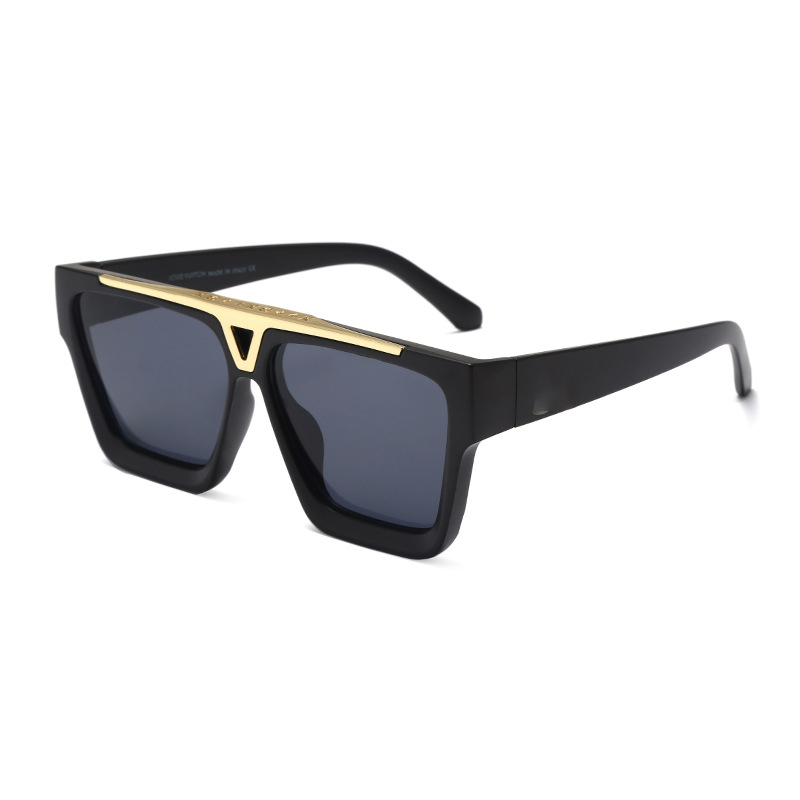 Luxury Mens designer Sunglasses polarized traveling Sunglass fashion sun glasses Full Frame Letter Rectangle outdoor Beach photo glasses eyeglass