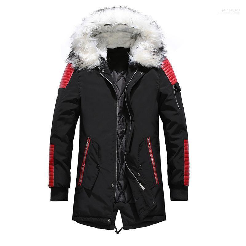 

Men's Down & Parkas 2022 Winter Jacket Men Padded Long Coat Plus Velvet Hooded Clothing1 Phin22