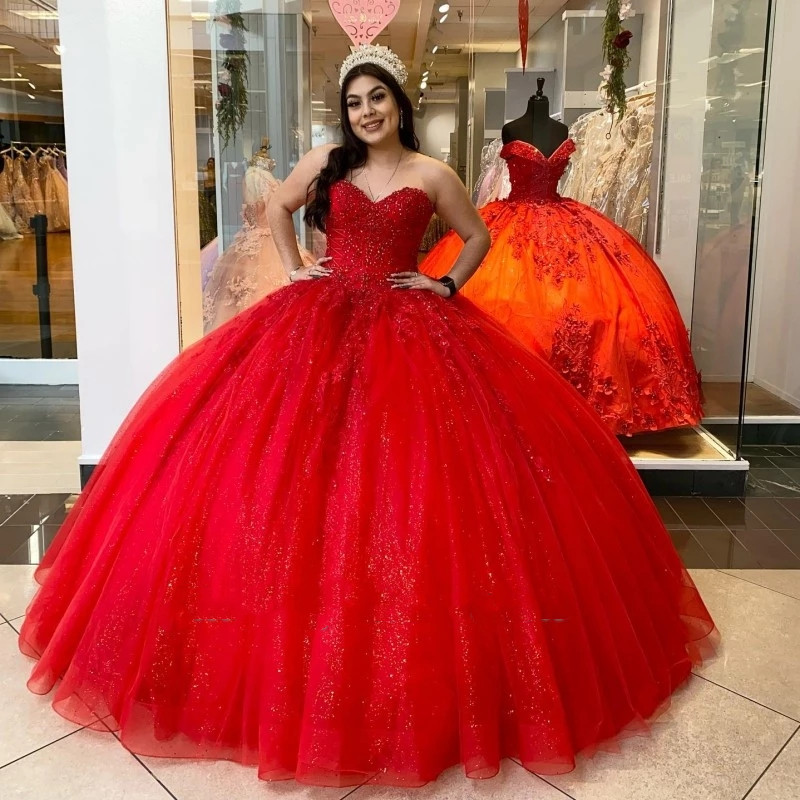

Custom Made Red Quinceanera Dresses Lace Applique Sweet 16 Ball Gown vestidos de 15 años 2022 Mexican Girls XV, Brown