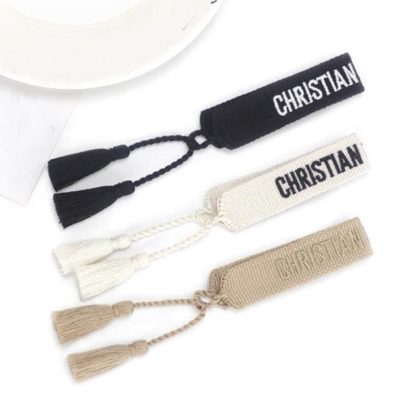 

Woven Designers Friendship Bracelets Luxury Brand Adjustable for Womens Mens Vintage Braided Bracelet Fashion Embroidery Tassel Bangles Jewelry Code 58-76 7rol