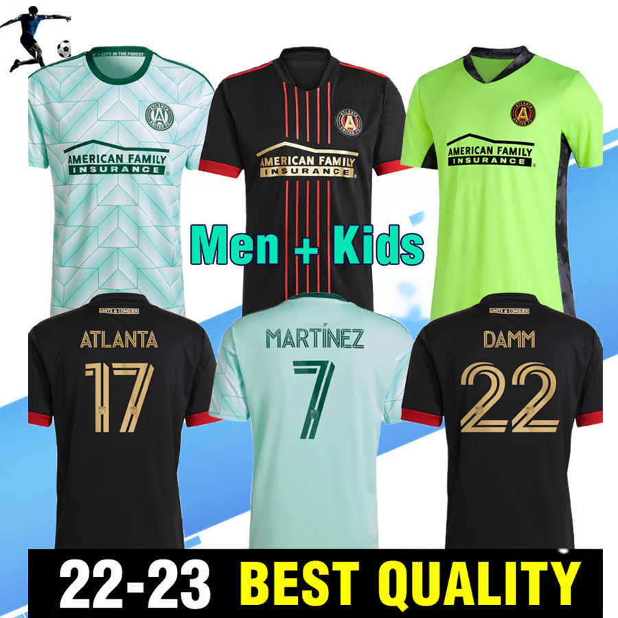 

2022 2023 Men Kids kit mLss Atlanta United Soccer Jerseys SOSA ARAUJO MARTiNEZ BARCO ROBINSON DAMM 22 23 Football shirt