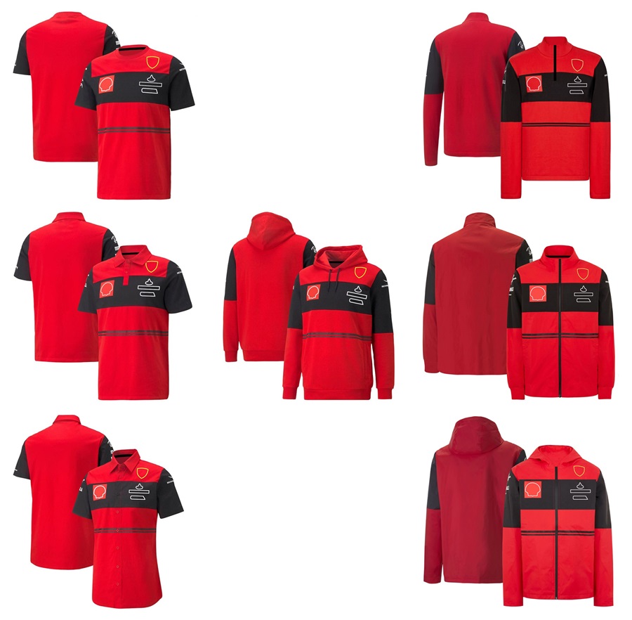 

2022 New Formula 1 Team f1 hoodie f1 t-shirts Racing Driver Jacket Car Fans Casual Breathable Polo Shirts Summer Car Logo Jersey Custom