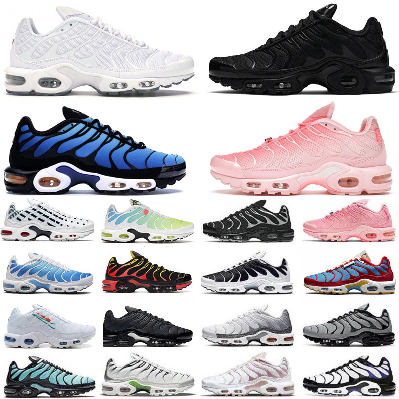 

Newest Designer tn plus men women running shoes Triple Red Black Barely Volt Tennis Ball Atlanta Berry Royal Fresh Hyper Blue mens trainers outdoor sports sneakers, Color#12
