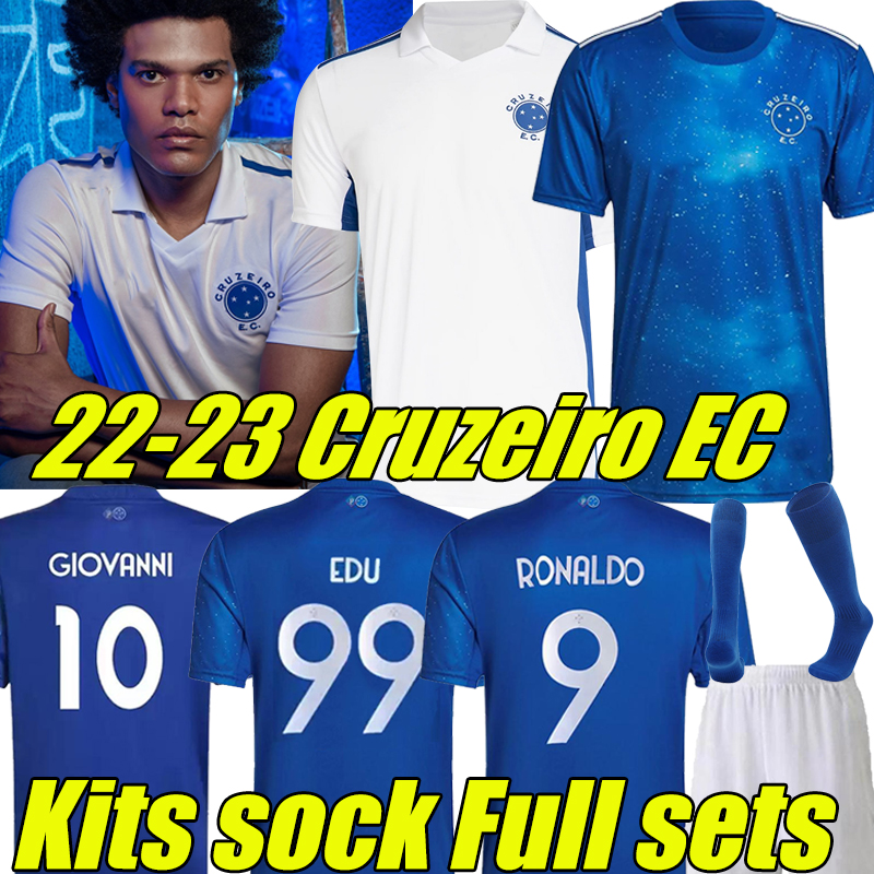 

21/22/23 Cruzeiro Esporte Clube soccer jerseys 100th anniversary 2021 2022 2023 GIOVANNI EDU BRUNO JOSE ADRIANO football jersey camisa de Raposas Kits sock Full sets, 22-23 home