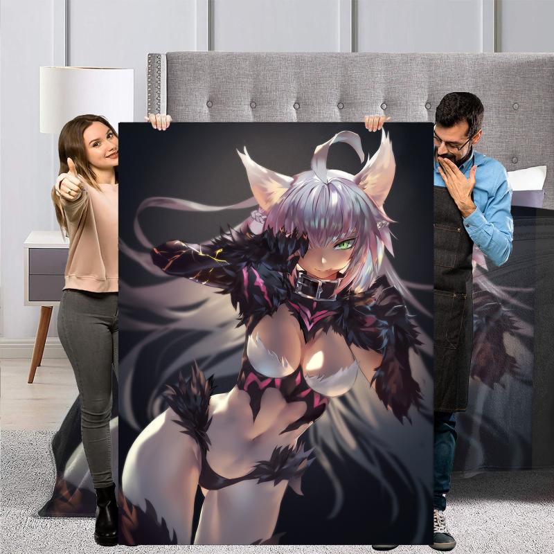 

Blankets Fate Grand Order Blanket FGO Anime Fleece Hentai Image H Throws Nudity Posters Throw Adult Manga MerchBlankets