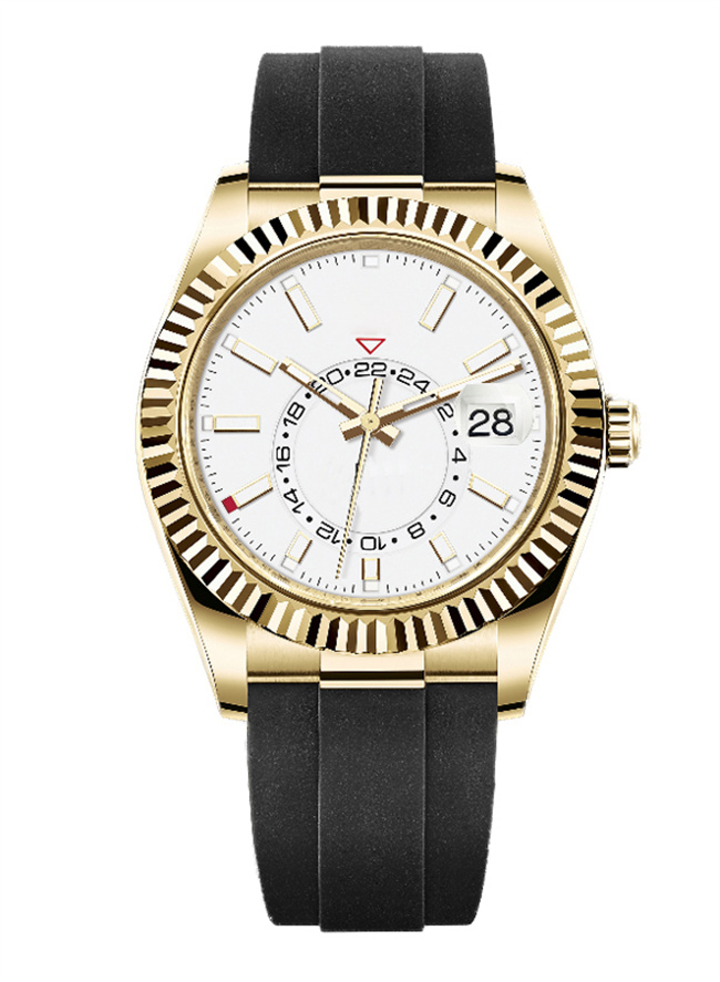 

2022montre de luxe men's automatic mechanical watch 42mm full stainless steel swim watch sapphire luminous, Waterproof