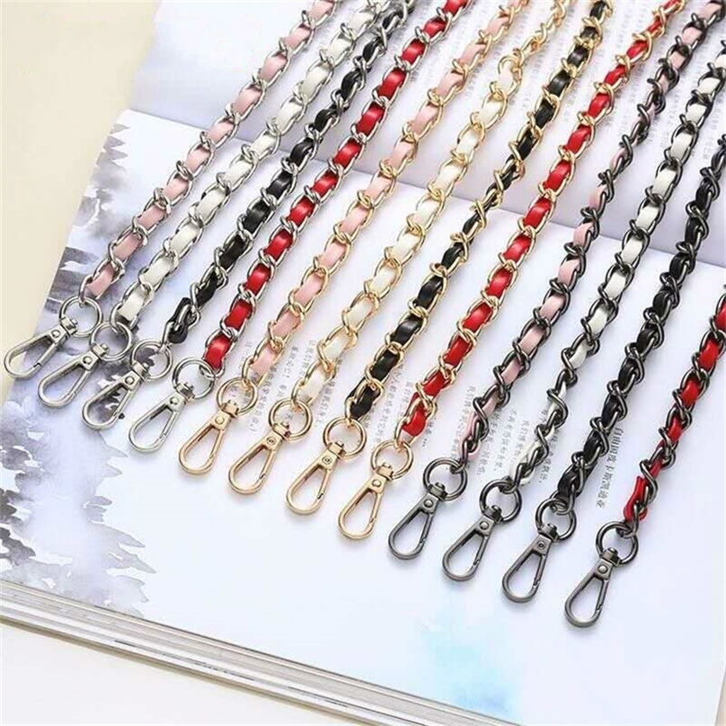 

80 100 120 140cm Bag Chain Accessories Diagonal Span Metal Women s Bags Shoulder Strap Versatile 220812