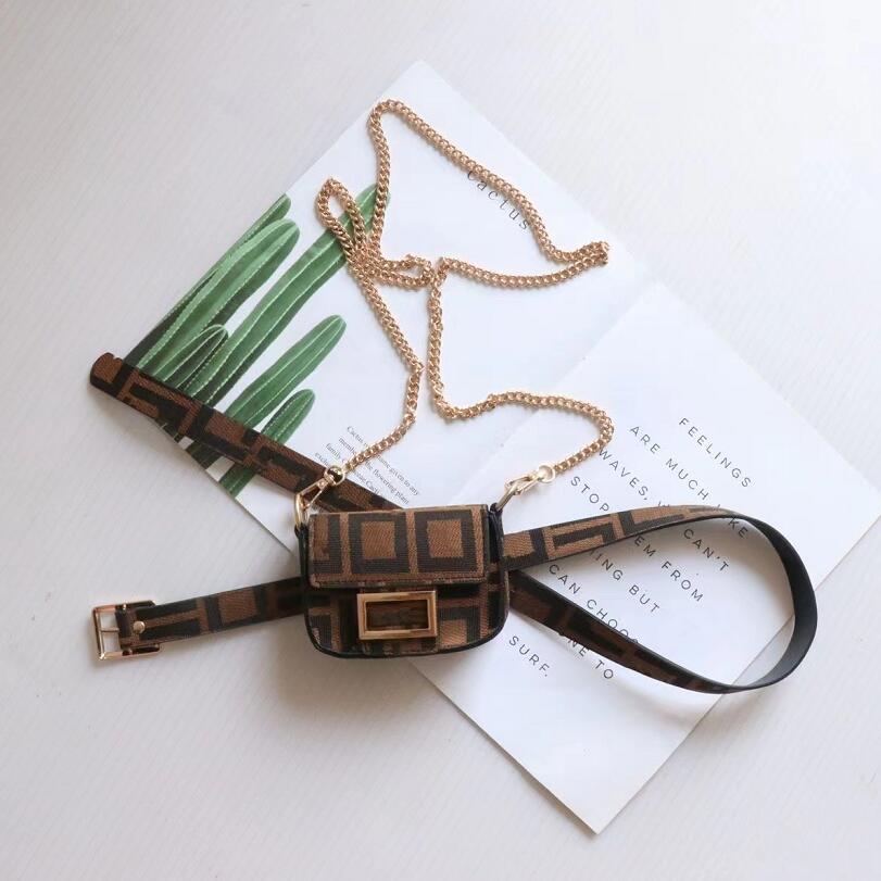 

Women's New Style Waist Bags Mini Chain Cross Body Classic Fashion Shoulder Bag Printing Flip Wallet High Quality Waist pack Change Purse, Customize