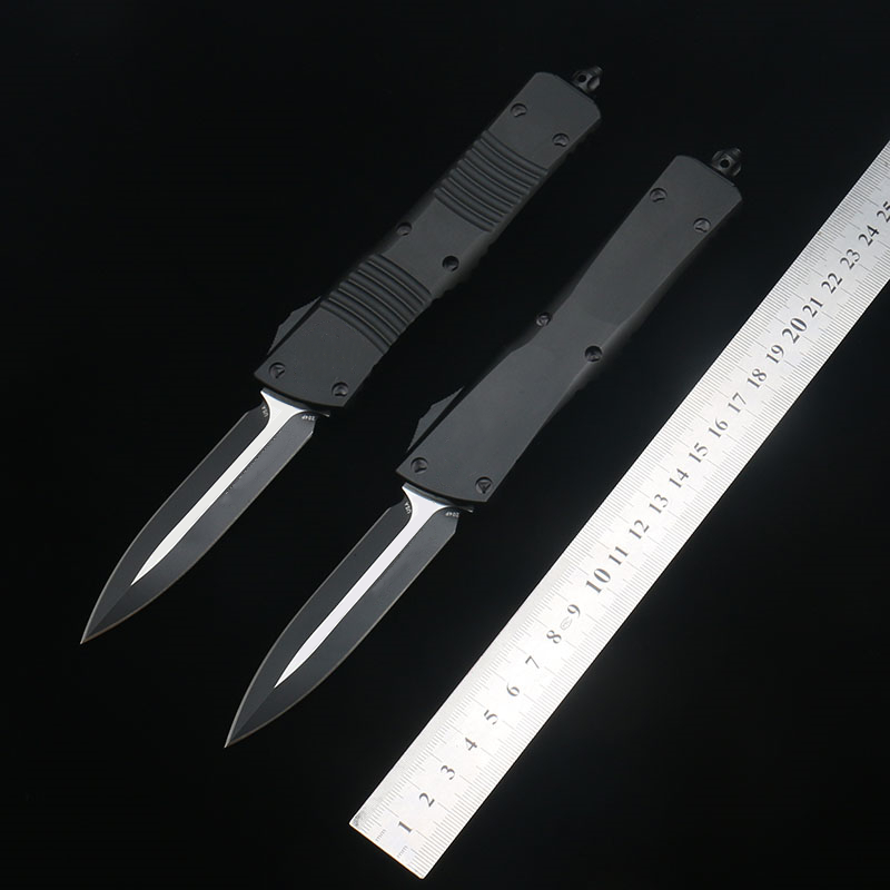 

High Quality US Italian C-T MT Automatic Knife Black D2 Steel Blade 6061-T6 Aviation Aluminum Alloy Handle Tactical Knives Outdoor Camping EDC Tools