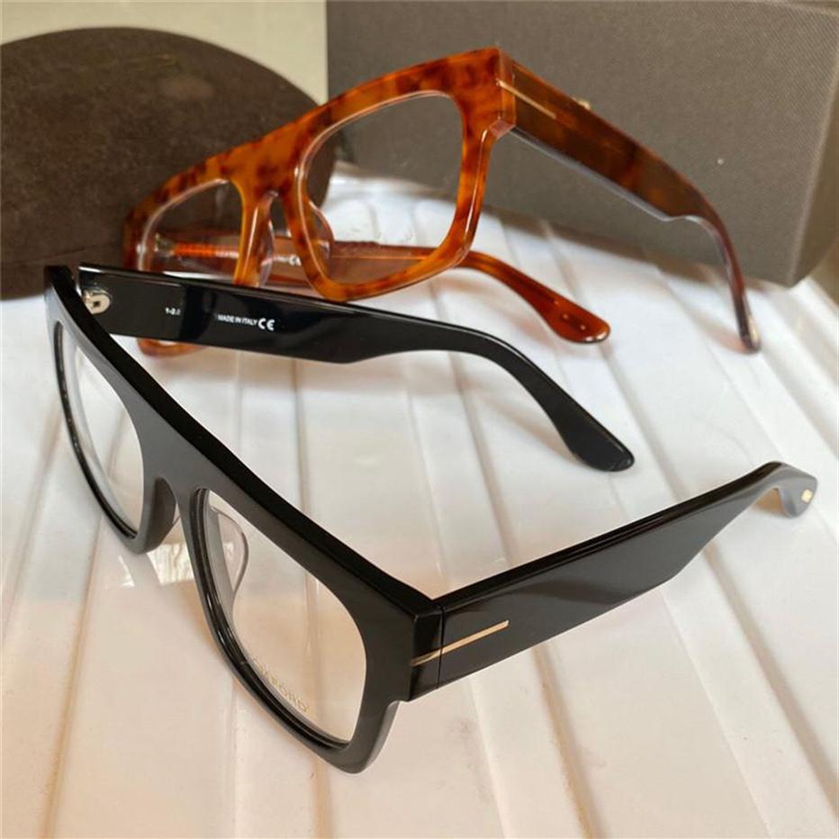 

2020 Whole new fashion designer optical glasses 5634 plate square frame top quality clear lens simple style transparent eyewea324a