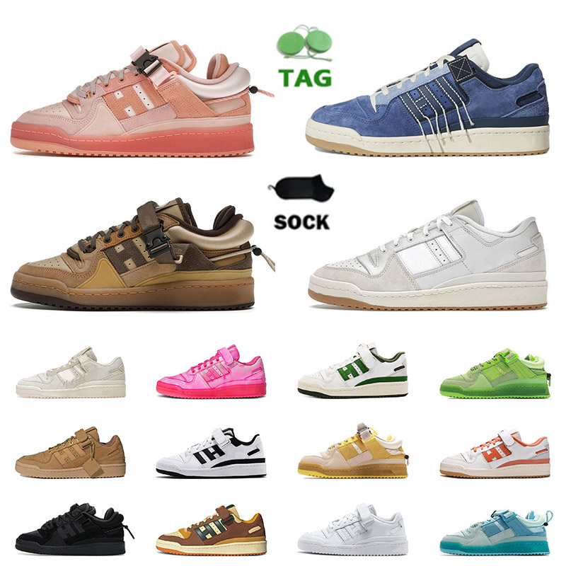 

Bad Bunny Forum Low 84 Running Shoes Sneakers Designer Men Women Real Leather Back To School Pink Easter Egg White Gum White Crew Green Adds Jogging Trainers 36-45, D35 yoyogi park 40-45
