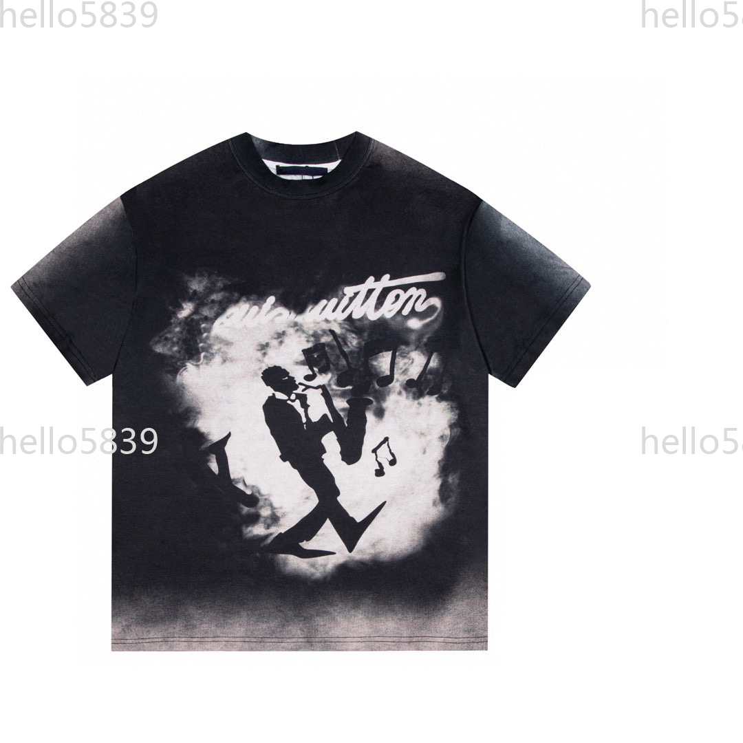 

2022 Tees Mens Designers T Shirt Man Womens tshirts With Letters Print Short Sleeves Summer Shirts Men Loose Tees Asian size -XXXL H125, Black