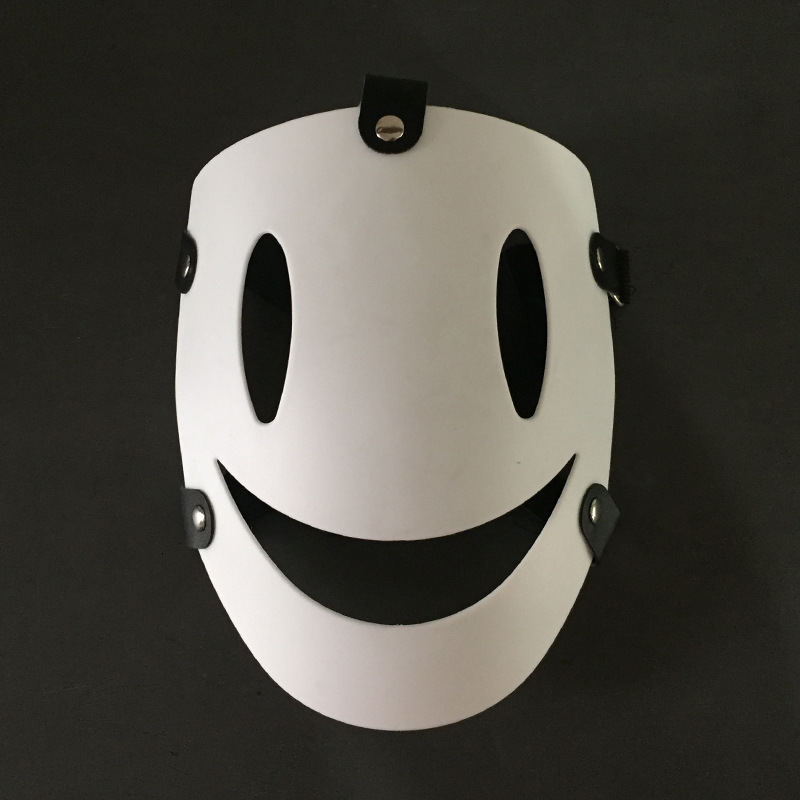 

High Rise Invasion Cosplay Mask Tenkuu Shinpan White Resin Masks Japanese Anime High Rise Props PVC 220715