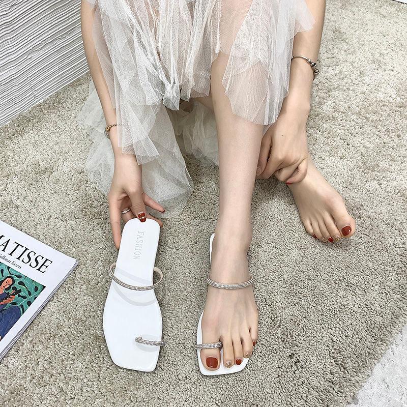 

Slippers Rome Style For Women Summer Flip Flops Flat Heel Beach Casual Shoes Female Sexy Retro Outdoor SlipperSlippers, Black