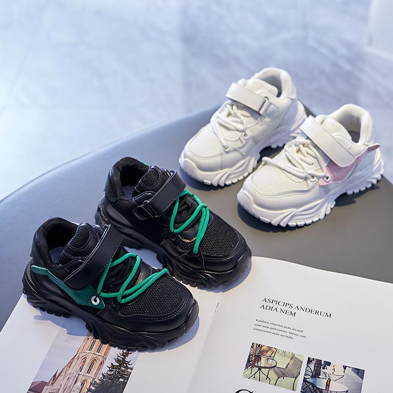 

Athletic & Outdoor Children Shoes Autumn Kids Boys Sneakers Non-slip Running Casual Shoe Breathable Student Sneaker SM182Athletic, Sm182black