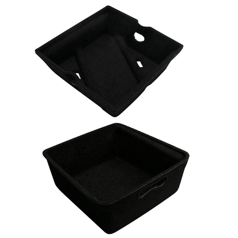 

Car Organizer Center Console Tray Hidden Cubby Drawer Storage Box Front + Armrest