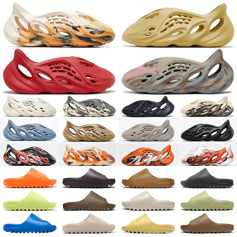 

The highest version on the market Slides Desert Sand Bone Glow Green Enflame Orange Ochre Resin Soot 2022 flip flop Slippers Sandals