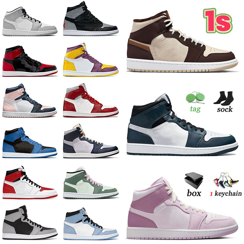 

Cream Dark Chocolate Jumpman 1 Basketballs Shoes Women Bred Patent 1s Sneakers Men Trainers Sports Dark Marina Blue Mid Armory Navy Rebellionaire Georgetown Banned, B20 dios 36-46