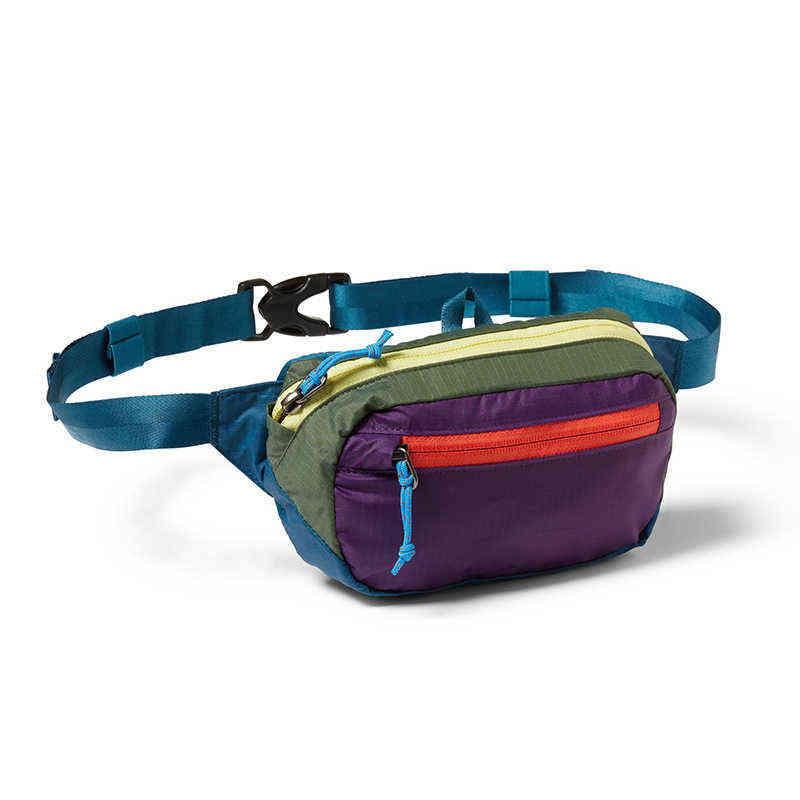 

Fanny packs Outdoor Running Waist Bag Mini Plaid Nylon Close Fitting Breathable Lightweight Men's and Women's Waist Bag 220627, Blue