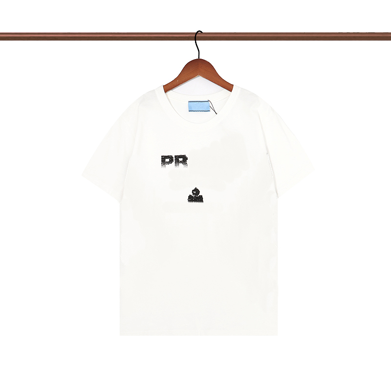 

Tide Brand Lada Short Sleeve 2022 New Letter Printed T -Shirt Temperament Joker T -Shirt For Men And Women, White