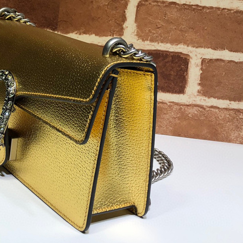 

Vintage Solid Color Designer Bag Leather Shoulder Underarm Crossbody Bag Ladies New Fashion Classic Luxury Wallet, Gold