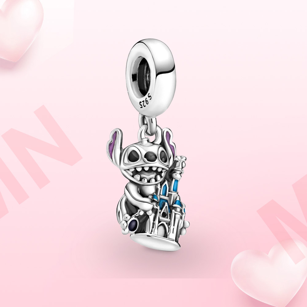 

New silver chram jewelry Stitch pendant Fit Original fit Pandora Bracelet Fashion Jewelry