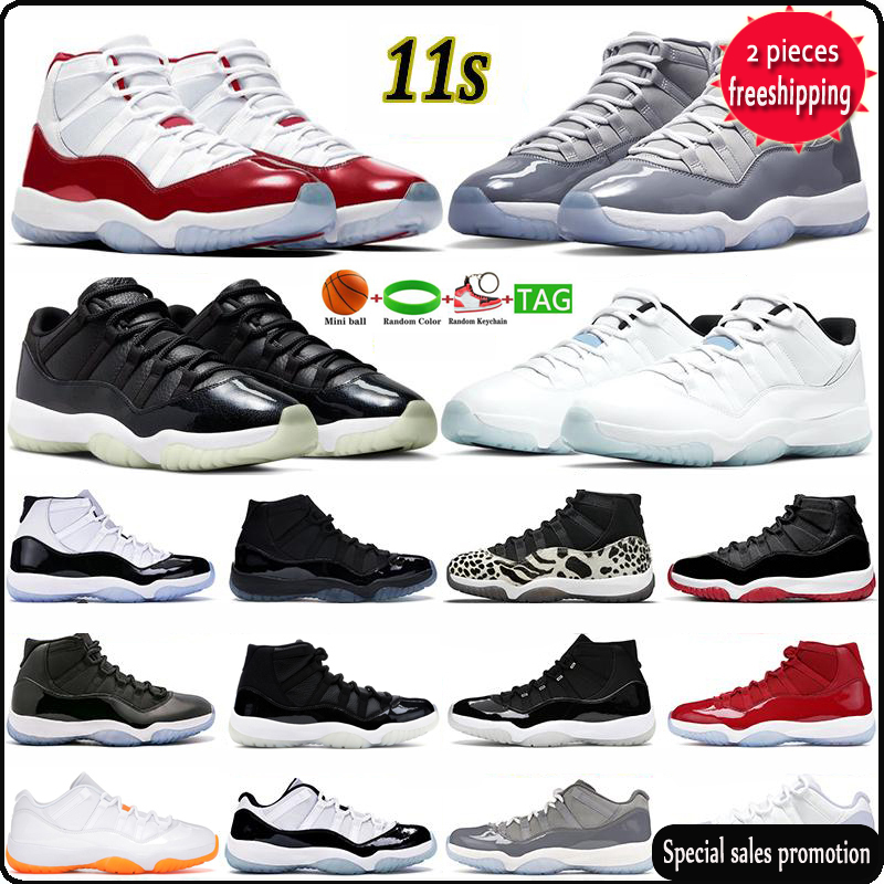 

2022 11 11s Mens Basketball Shoes Men Sneaker Cherry Cool Grey 25th Anniversary Sports Women Gamma Blue Cap and Gown Sneakers Trainers eur 36-47 NB, Emerald