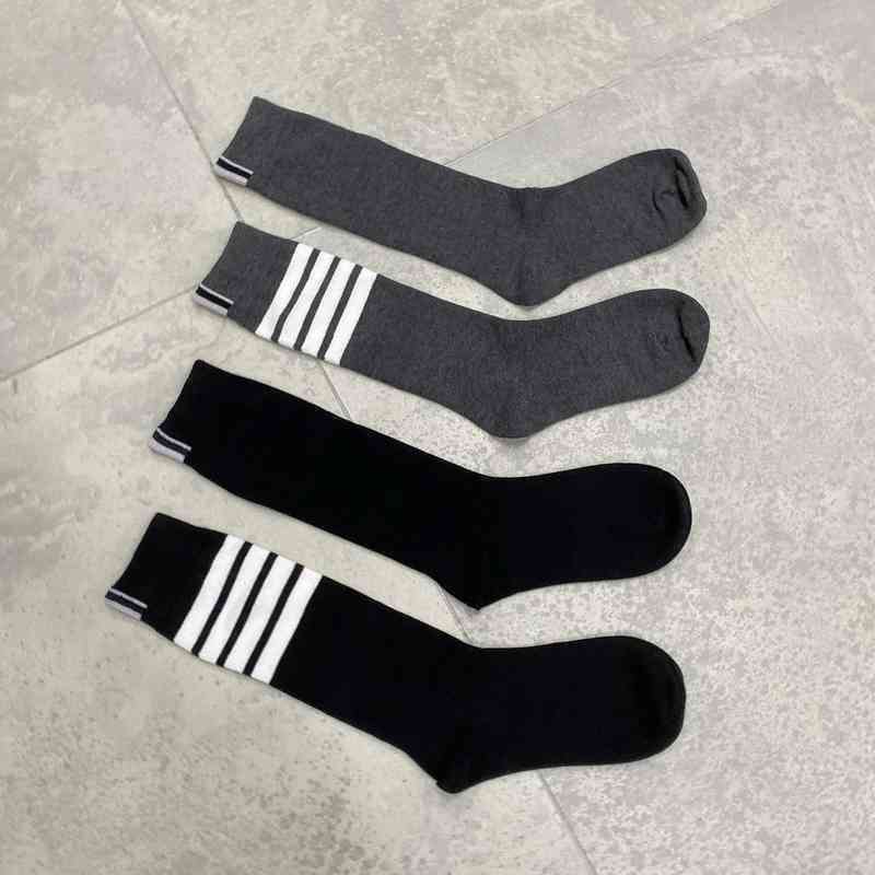 

2021 new TB socks children's middle tube trend calf women's socks, Black