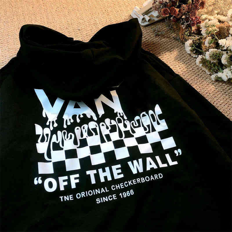 

Designer Van Hoodie Oversized Vintage Luxe Fashion Brands Black White Autumn Winter New Lattice Plush Thickened Loose Hoodie Men Women Tracksuit Sweater Jacket, 11111