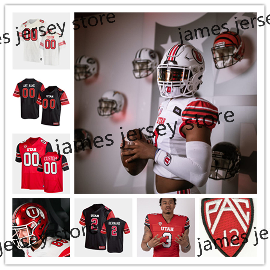 

NCAA Mens Custom Utah Football Jersey 12 Charlie Brewer 13 Marquise Blair 18 Britain Covey 8 Larry Wilson 0 Devin Lloyd 1 Jaylon Johnson 80 Brant Kuithe 68 Zane Beadles, Red