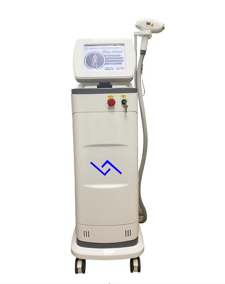 

Salon use Germany imported zipp 3 Wavelength Diode Laser painless permanent hair removal machine directly Result for all skins with strong cooling system