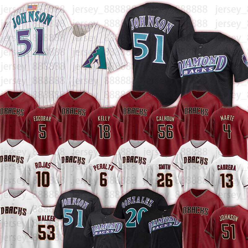 

Randy Johnson Diamondbacks Seth Beer Madison Bumgarner Christian Walker Carson Kelly Ketel Marte Luis Gonzalez Arizona Baseball Jersey Nick Ahmed David Peralta, Custom cool base men jersey
