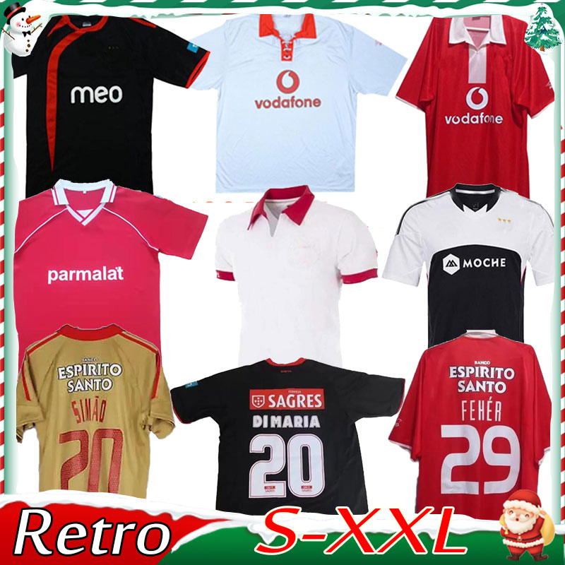 

Benfica retro Soccer Jerseys 1961 1994 1995 2014 Gomes Nuno Matic Simao di Maria Rodrigo Aimar Cardozo David Luiz Miguel Classic Football Shirts 04 05 09 10 13 14, 74-75
