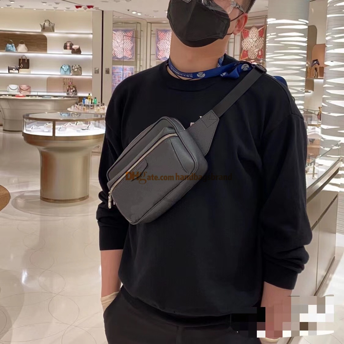 

outdoor Waist Bags Men Women Leather Sport Runner Fanny Pack designer luxury Bum Bag Fitness Running Belt Jogging Pouch Back Bags Size 21*17*5cm, Have dust bag