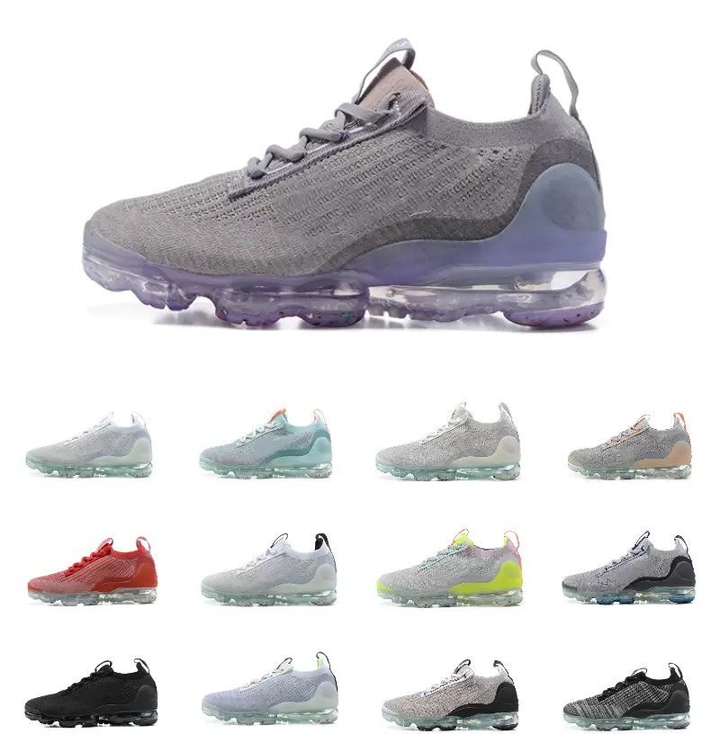 

2022 Mens Vapores knit 2021 Fly Running shoes Black Anthracite Cushion Triple White Pure Platinum Metallic Silver Oatmeal Chilly Blue Neon women trainers sneakers, 23