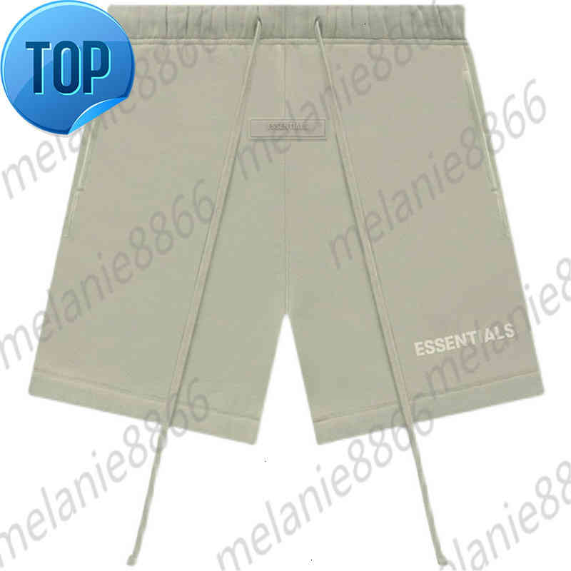 

OFF Shorts Men' ss22 Jerry Lorenzo Season 8 Silicone Printed Essentials Flowing Unisex 100% Cotton Cropped Beach Casual Pants, Ivory