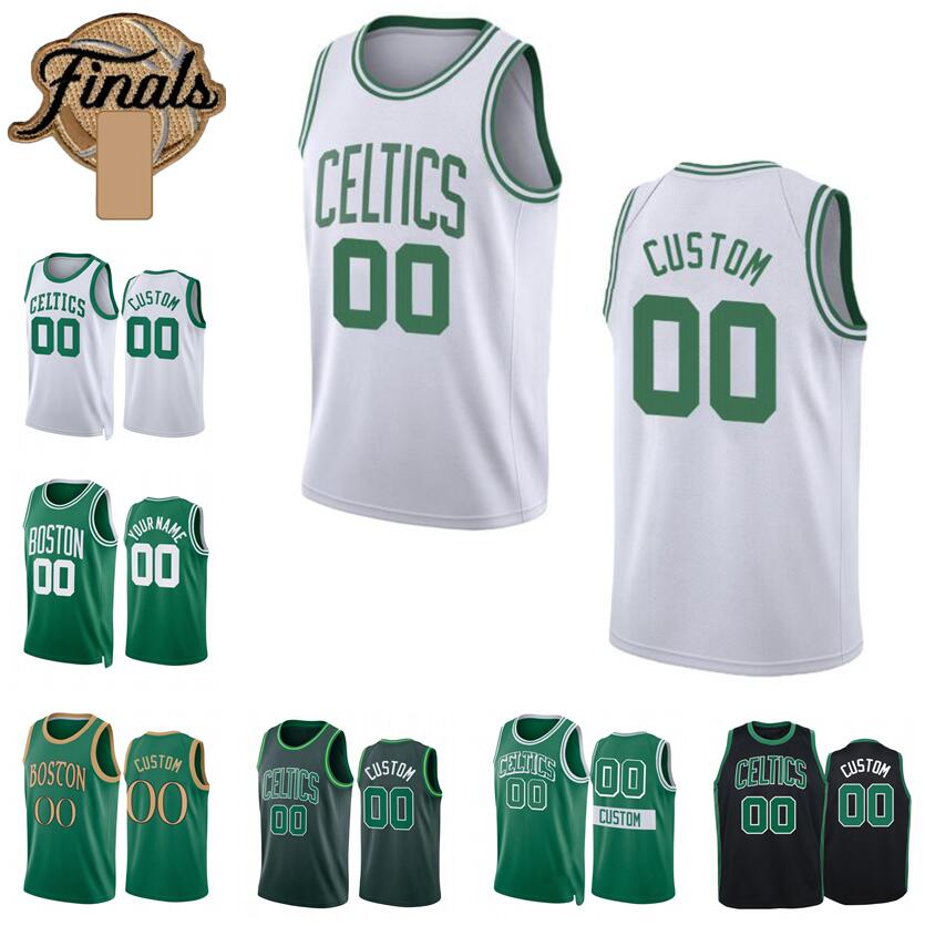 

Custom Basketball finals jersey Jayson Tatum #0 Jaylen Brown #7 Marcus Smart #36 #42 Horford 2022-23 city jerseys 07, Customize (message name number)