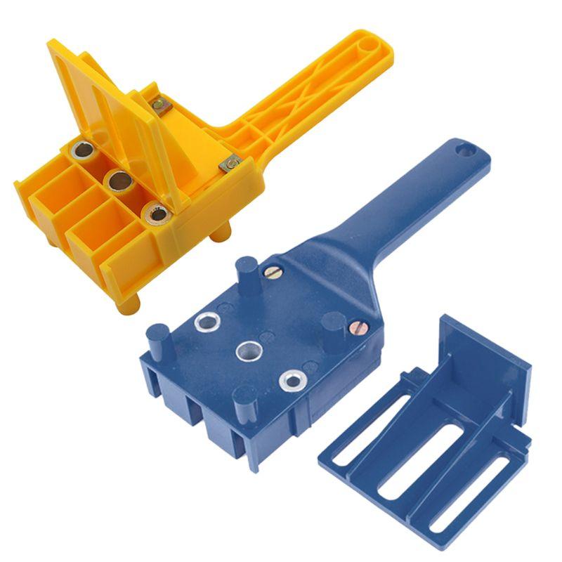 

Professional Hand Tool Sets Handheld Woodworking Doweling Jig Drill Guide Wood Dowel Drilling Hole Saw Bits