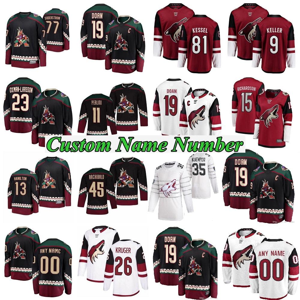 

Arizona Coyotes Jerseys Men Womens kids Vinnie Hinostroza Jersey Nick Schmaltz Soderberg Derek Stepan Kyle Capobianco Hockey Jerseys, As shown in illustration