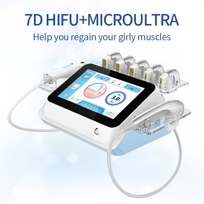 Machine multifonctionnelle de soins de la peau à ultrasons 7D HIFU Microultra, équipement de beauté