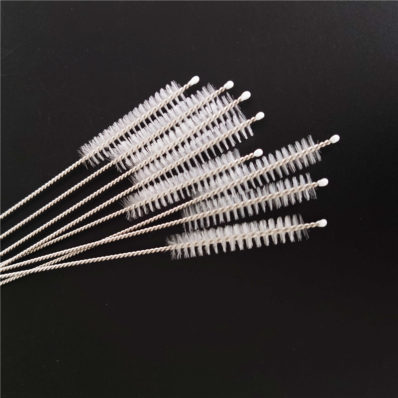 

Stainless Soft Hair Suction Glass Tube 20cm 23cm 24cm 27cm Cleaner Long Brushes Nylon for Bottle Fish Tank Pipe Brush Household Cleaning Tools Straw Brush