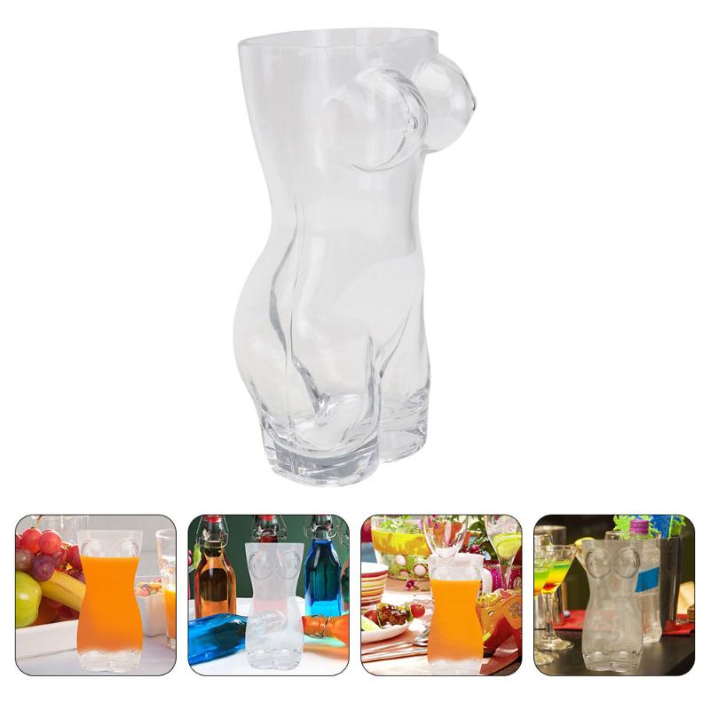 

Mugs Creative Woman Body Glass Cocktail Whiskey Champagne Shaped Cup