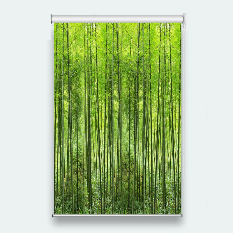 

Curtain & Drapes 3D Printing Bamboo Blinds Volume Curtains For Living Room Bedroom El Home Thermal Insucated, As pic